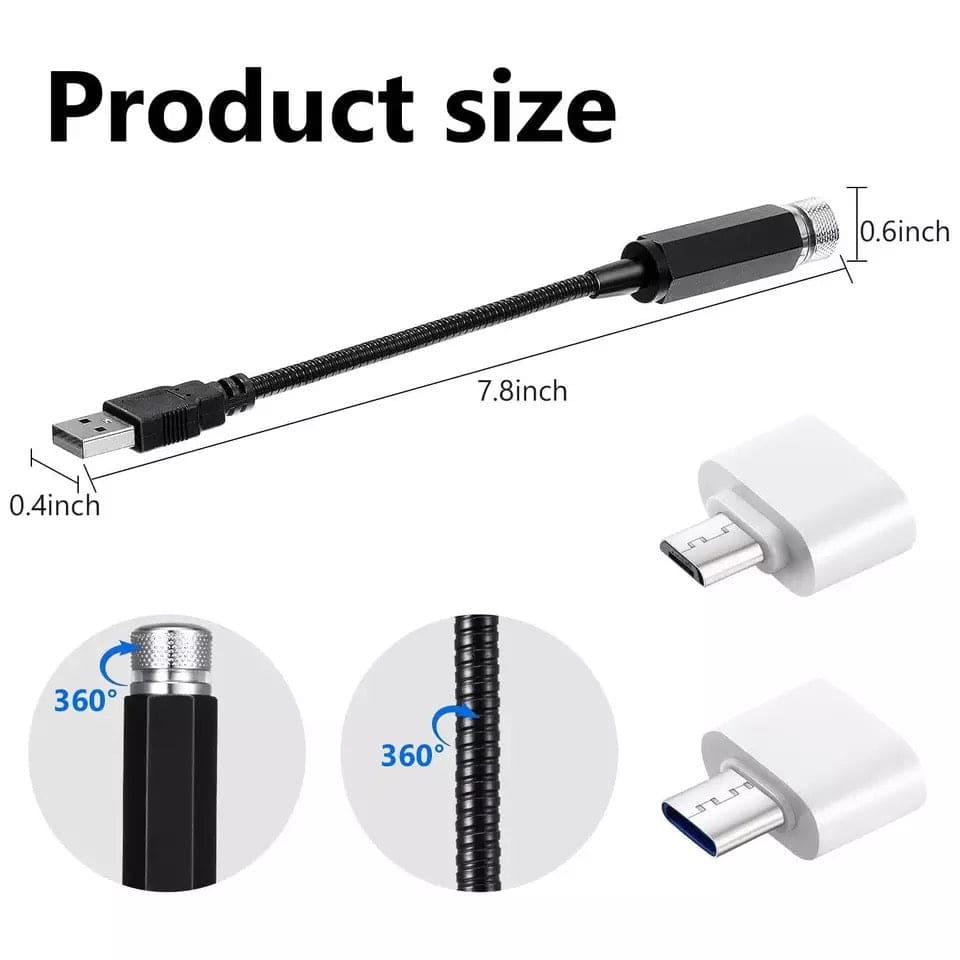 Car Roof Projector, Starry Sky Ceiling Lights For Car, Roof Atmosphere Star Lamp Projector, USB Room Night Light, Flexible Romantic Galaxy USB Night Lamp Car Roof Projector, Starry Sky Ceiling Lights For Car, Roof Atmosphere Star Lamp Projector, USB Room Night Light, Flexible Romantic Galaxy USB Night Lamp